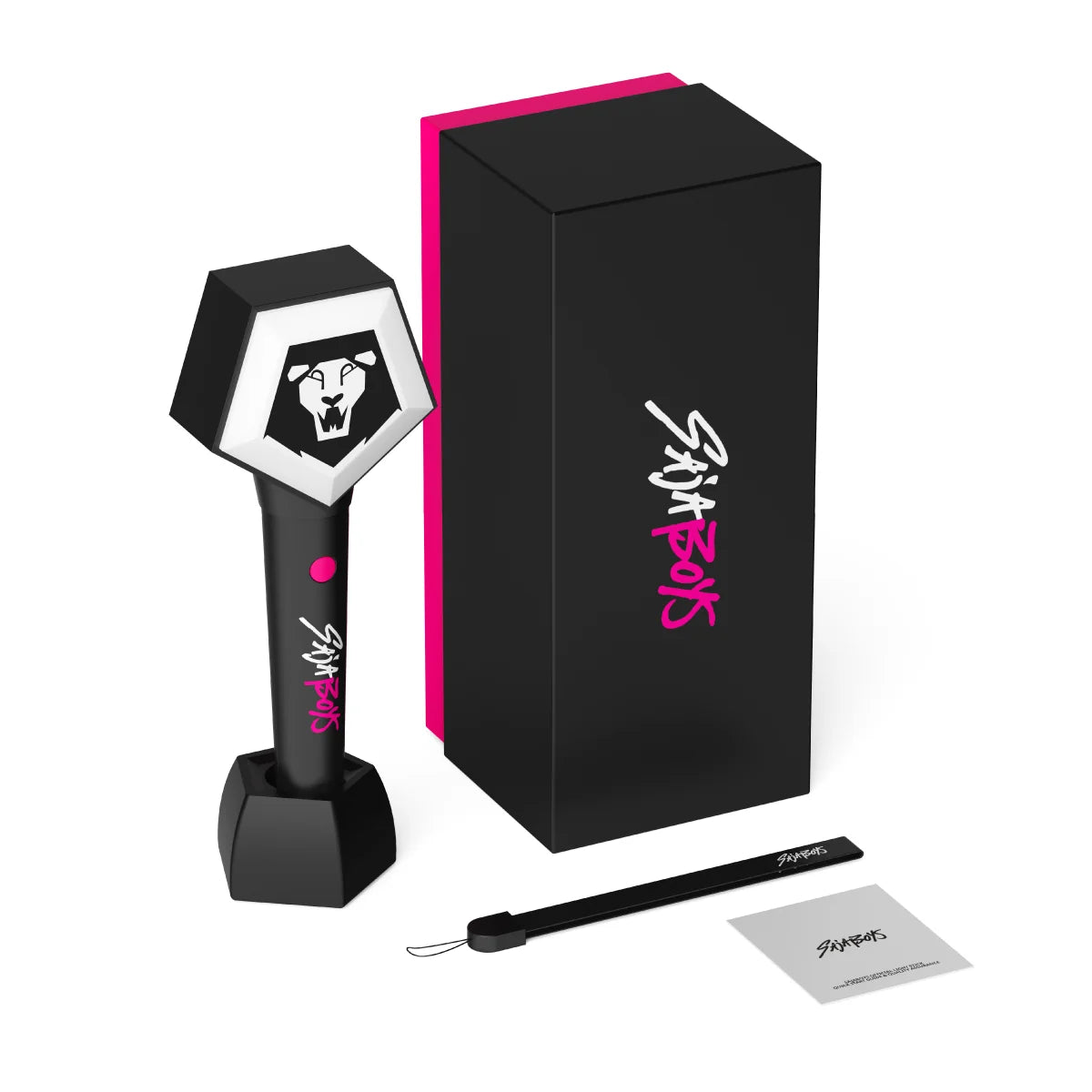 Saja Boys Official Light Stick with box, cradle, strap and guide