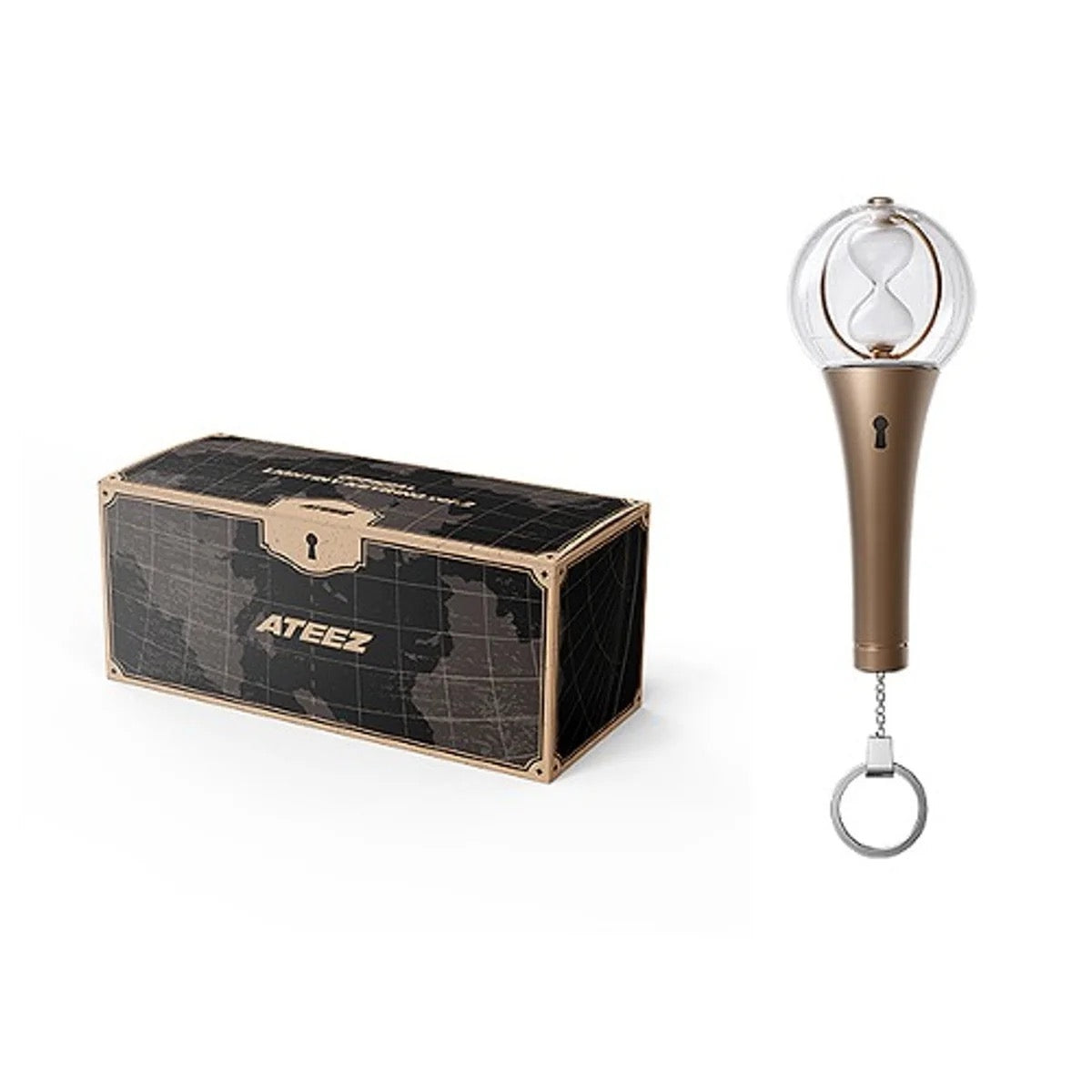 ATEEZ Official Lightiny Keyring Ver. 2 with matching box