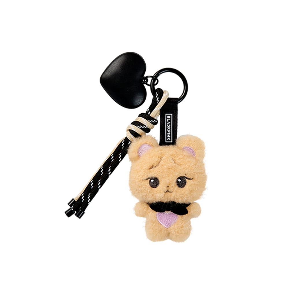 BLACKPINK BPCOLLECTION GOMDEUKI Slim Plush Keyring, front view
