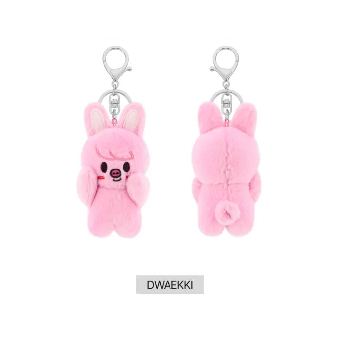 Stray Kids SKZOO DWAEKKI magnet plush keyring front and back