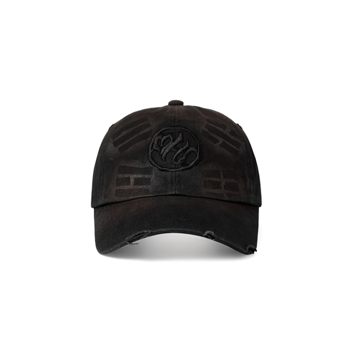 BTS ARIRANG World Tour washed black cap with Taegeuk-inspired emblem