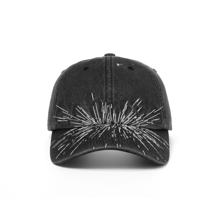 BTS ARIRANG black ball cap with white burst graphic