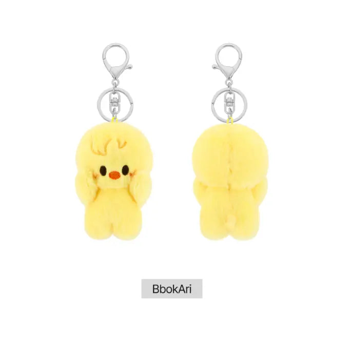Stray Kids SKZOO BbokAri magnet plush keyring front and back