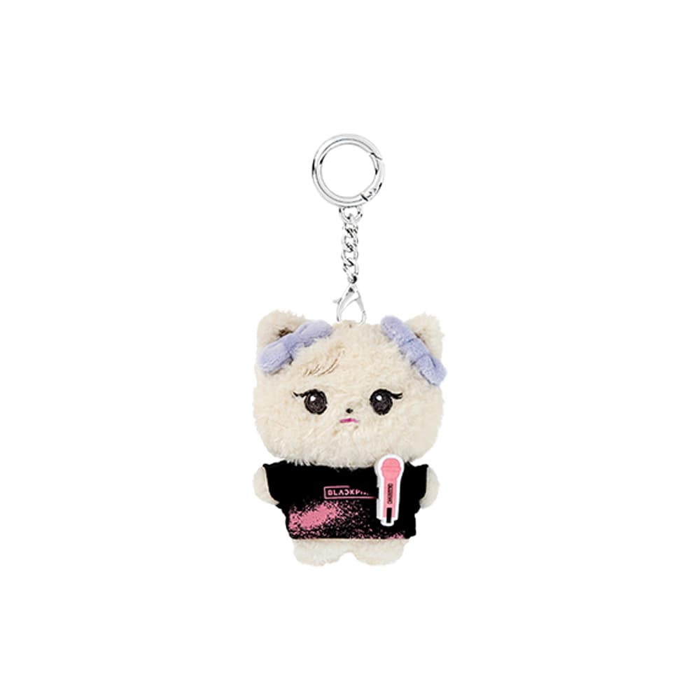 BLACKPINK BPCOLLECTION ROSIE Goyang Plush Keyring, front view