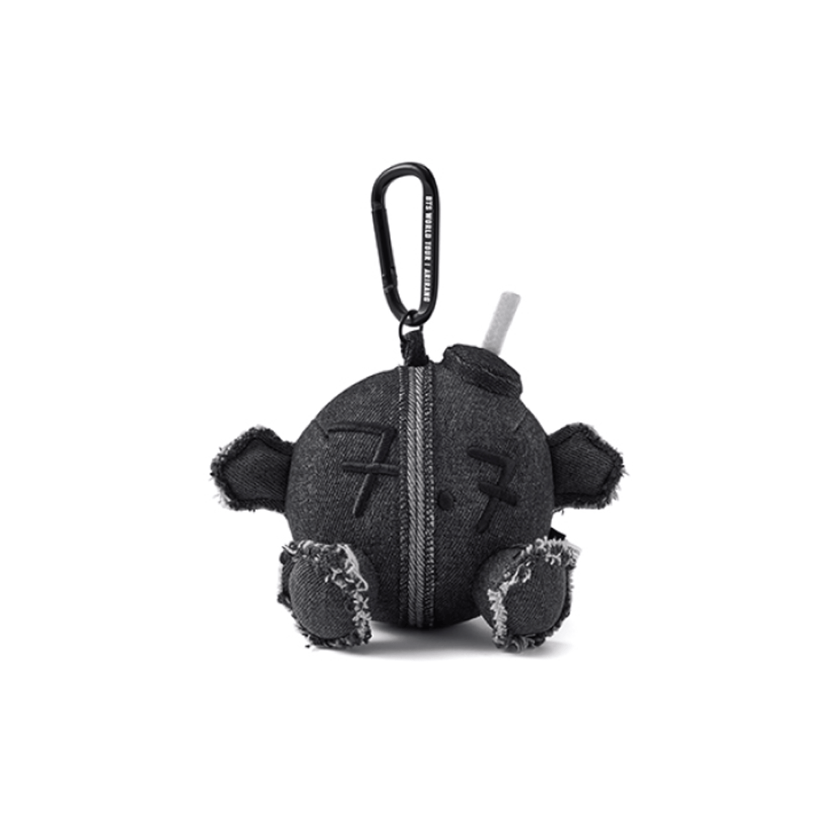 BTS ARIRANG Army Bomb plush keyring front view