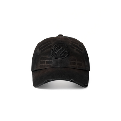 BTS ARIRANG World Tour washed black cap with Taegeuk-inspired emblem