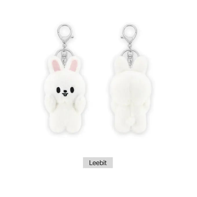 Stray Kids SKZOO Leebit magnet plush keyring front and back