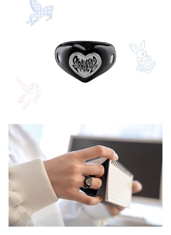 Stray Kids Ring packshot and worn view from the manufacturer catalogue - STAY in Our Little House