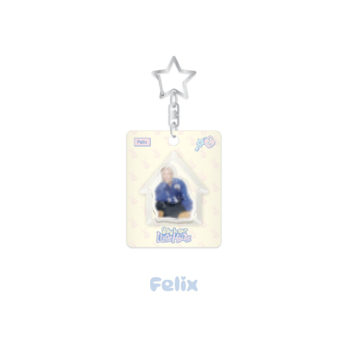 Stray Kids Mini Block Keyring - STAY in Our Little House Felix
